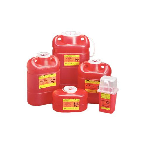 Becton-Dickinson 305489 BD Sharps Collector Medium 6.9 Quart Red Becton-Dickinson 305489 BD Sharps Collector Medium 6.9 Quart Red